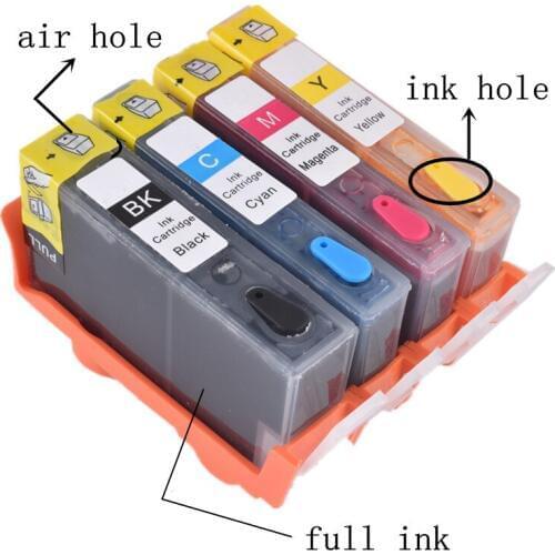 BLOOM compatible FOR HP 178 178xl refillable Ink Cartridge for HP Photosmart 6515 6520 6521 7510 7515 B109a B109n B110a printer