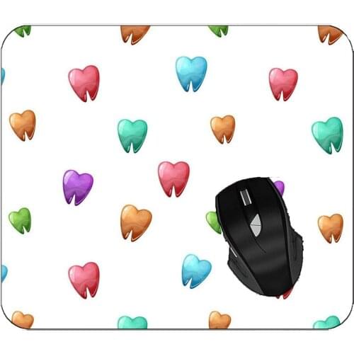 Mousepads Teeth Colorful Cute Teeth Mouse Mat