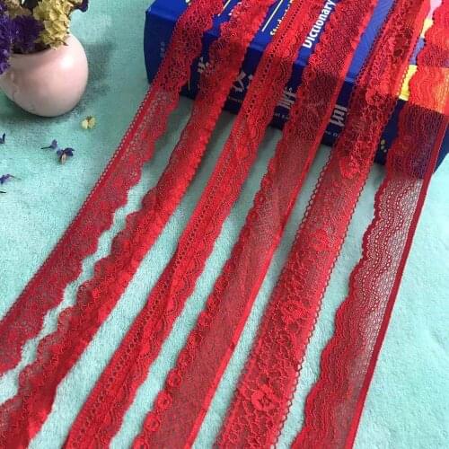 We’re new, Chinese red lace, festive lace, prosperous New Year, festive decoration