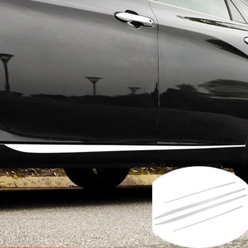Car Side Skirt Trim Body Sticker Door Anti-collision Decorative Cover for Toyota Avalon 2019 2020 2021 2021 Car Accessories