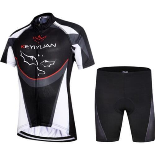 2016 New Children Bike Clothing bat Style Summer Cycling Jersey Shorts Gel Padded Road Bicycle Sportswear Bike Jersey Ciclismo