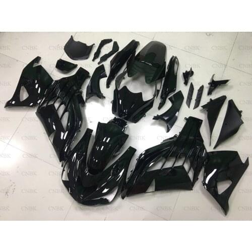 For ZZR 1400 2012 - 2015 Full Body Kits ZZ-R1400 12 13 glossy Black Fairings for Kawasaki Zx14r 2014 Fairing Kits Unpainted