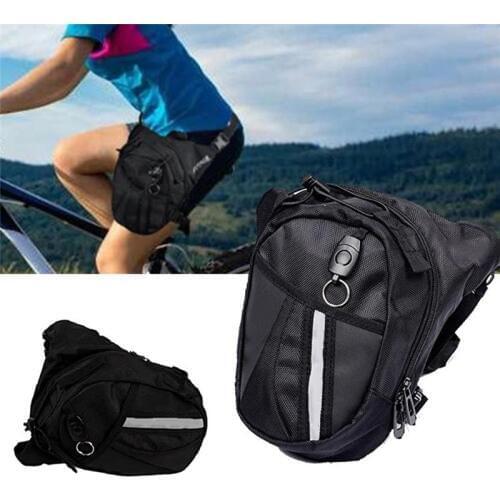 Bag Leg Drop Motorcycle Waist Pack Men Fanny Thigh Canvas Belt Outdoor Bike Hot Man Adjustable Leg Bag Package Knight Waist