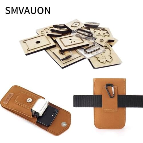 SMVAUON 2021 New Design Leather Tools Wooden Die Cut Mold Diy Small Bags Suitable For Die Cutting Machine