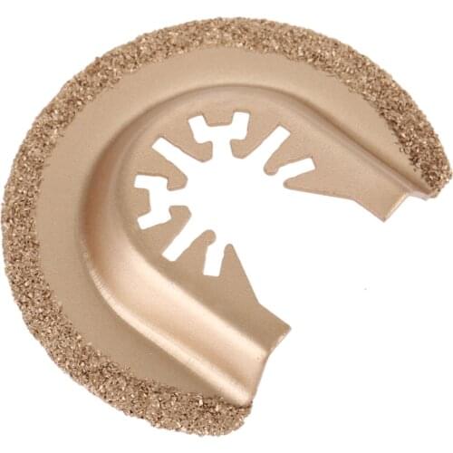 63mm Woodworking Cutting Blade Oscillating Multi Tool Half Circle Diamond Carbide Cutter Saw Blade For Fein Renovator Power Tool