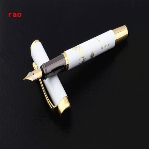 Luxury Heavy pens You 7039 White Welcoming pine Friendship pen Office fountain pen New