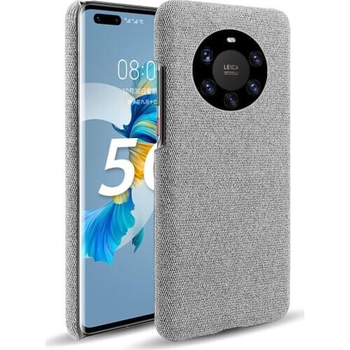 Cloth Cases For Huawei Mate 40 Pro Plus Case Slim Retro Cloth Hard Phone Cover for Huawei Mate 40 Pro+ MATE40 40PRO Coque Capa