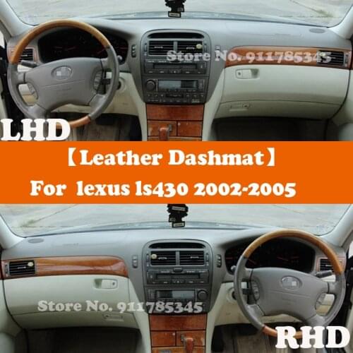 Suede Leather Dashmat Accessories Car-Styling Dashboard Covers Pad Sunshade For Lexus ls430 LS 430 2002 2003 2004 2005
