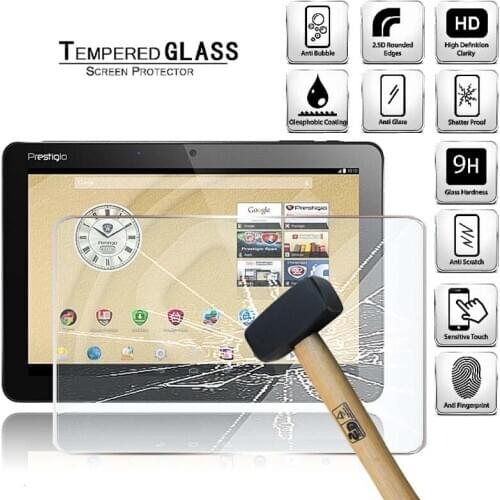 Tablet Tempered Glass Screen Protector Cover for Prestigio MultiPad Muze 5002 Tablet Anti-Fingerprint Tempered Film