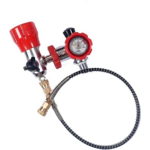 4500 psi filling station for carbon fiber tank cylinder bottle valve connection for gas transfer or tank refilling big to small