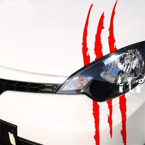 Auto Sticker Reflective Monster Claw Scratch Stripe Marks Headlight Decal for Mazda 2 3 5 6 CX5 CX7 CX9 Atenza Axela