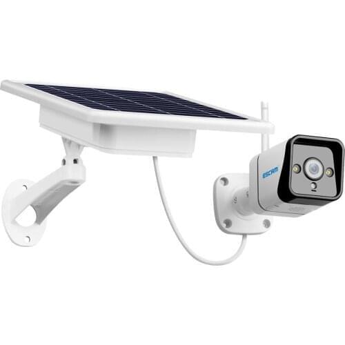 ESCAM 2MP 1080P Wireless Solar Power IP Camera Outdoor Water-proof Bullet Camera