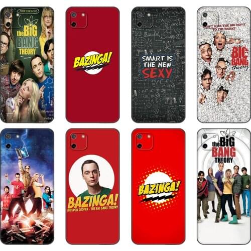 Black tpu Case For OPPO Realme C11 C20 C21 Case Back Cover Bumper The Big Bang Theory Sheldon