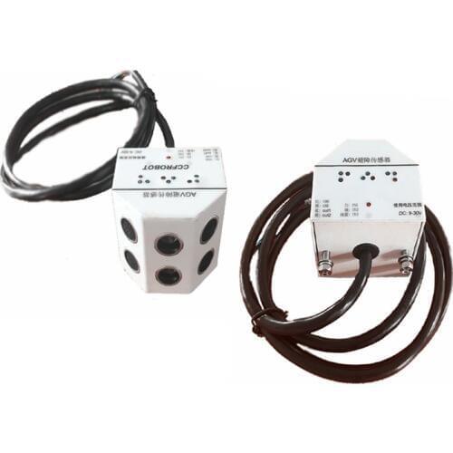 1pcs AGV Obstacle avoidance sensor SR2 Ultrasonic switching output distance 3-450CM 120 degree range ultrasonic obstacle sensors