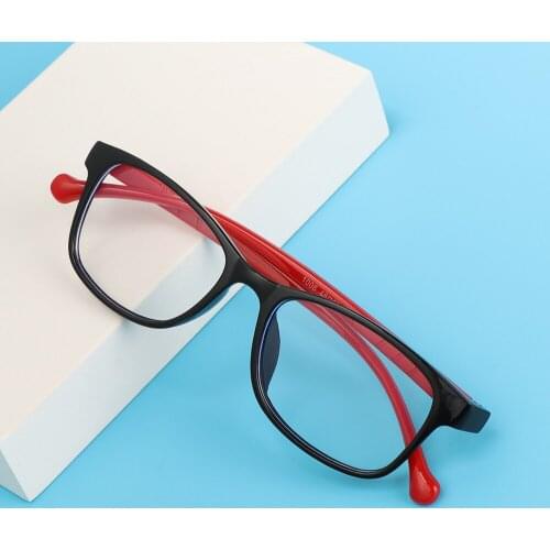 Children Anti-blue Light Glasses Boys Girls Computer Eye Protection Eyewear Fashion Portable Ultra Light Frame Eyeglasses