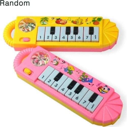 Children Mini Electronic Piano Toy Keyboard Portable Intelligent Musical Instrument For Infant Toddler Developmental Toy