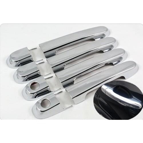FUNDUOO For Hyundai Tucson 2004 2005 2006 2007 2008 2009 2010 New Chrome Car Door Handle Cover Trim Sticker Free Shipping