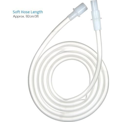 HugeSun Manual Air-pressing Aquarium Fish Tank r Gravel Cleaner Sand Washer Water Changewith 3ft Soft Hose and Water Flow Clamp