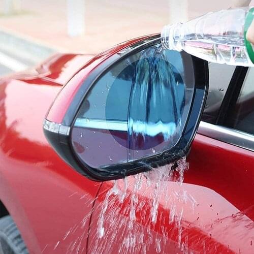 2 Pcs Car Rainproof Film Car Car Rearview Mirror protective Rain proof Anti fog Waterproof Film Membrane Car Sticker Accessories
