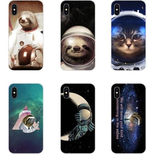 Astronaut Animal Dog Cow Sloth Pet Silicone Phone Skin Case For Samsung Galaxy A5 A6S A7 A8 A9S Star J4 J6 J7 J8 Prime Plus 2018