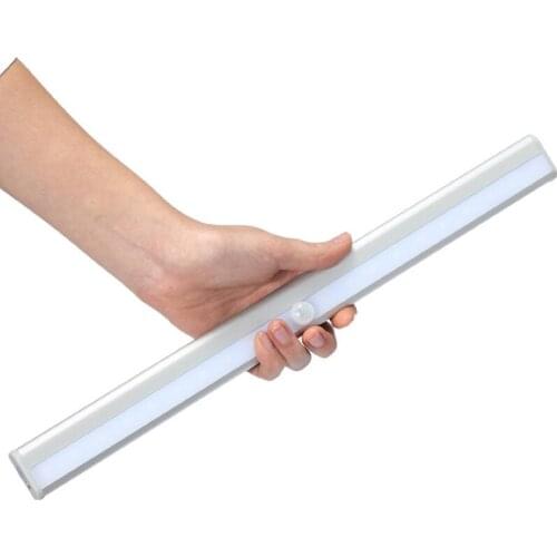 10/20 LED Motion Sensor Closet Lights USB Rechargeable Under Cabinet Light Stick-on Anywhere Kitchen Cabinet Wardrobe Night Lamp