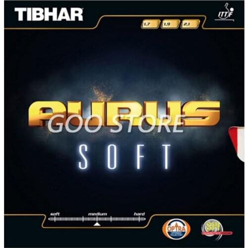 TIBHAR AURUS SOFT Table Tennis Rubber Germany Fast Attack Loop Pimples in Sponge Ping Pong Tenis De Mesa