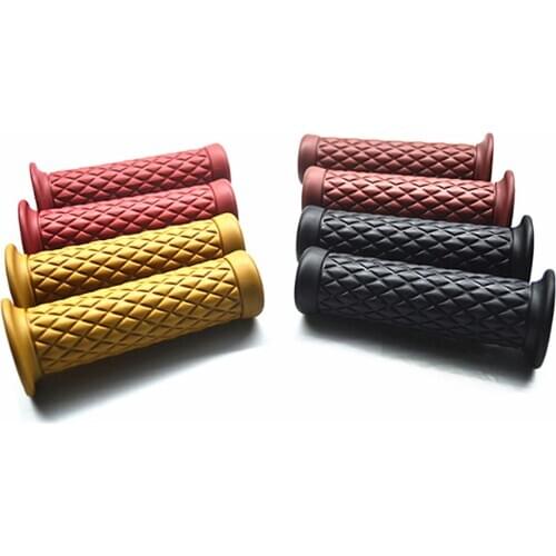 Universal Vintage Cafe Racer 7/8" 22mm Motorcycle Vintage Handlebar Grip 4Color