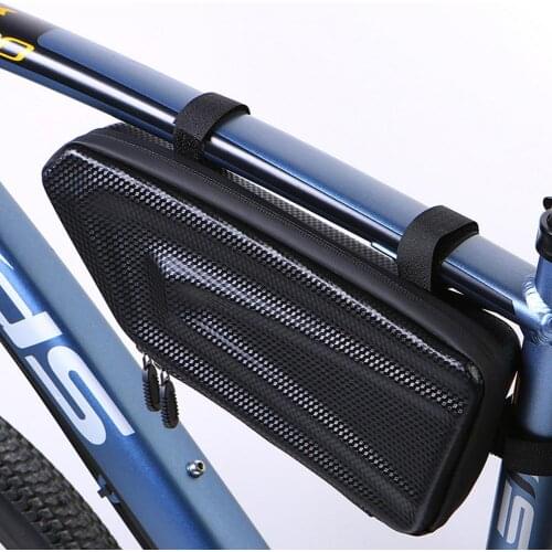 Waterproof 1.3L Bicycle Triangle Bag Anti-dirt MTB Road Bike Top Tube Bag Large Capacity Bike Front Beam Bag Bike Accessories