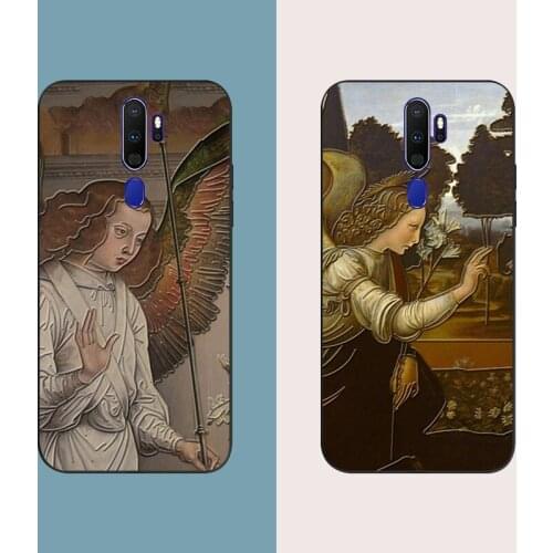 3D Relief Silicone Case For OPPO A5 A8 A9 A31 Oil Painting Back Cover For OPPO A93 AX5 A7 A71 A72 A83 A92 A92S A94