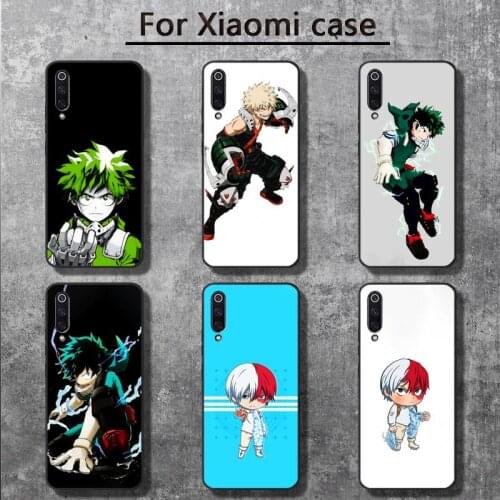 Hero Academia deku bakugou Boku Phone Cases for Xiaomi mi 6 6plus 6X 8 9SE 10 Pro mix 2 3 2s MAX2 note 10 lite Pocophone F1
