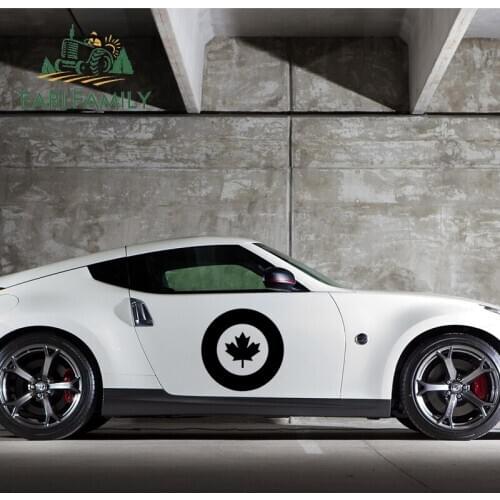 EARLFAMILY 58cm x 58cm Royal Canadian Air Force Emblem Vinyl Decals Big Car Stickers Auto Moto Decor Waterproof Car Wrap