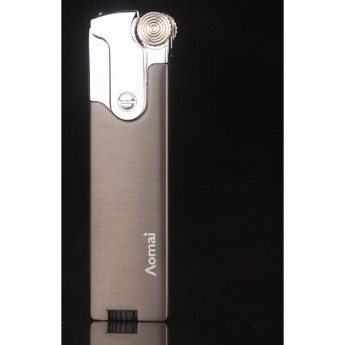 Flip Cover Straight Grinding Wheel Lighter Smoke Accesoires Gift for Men Gadgets for Men Rolling Tray Inflatable Lighter Briquet