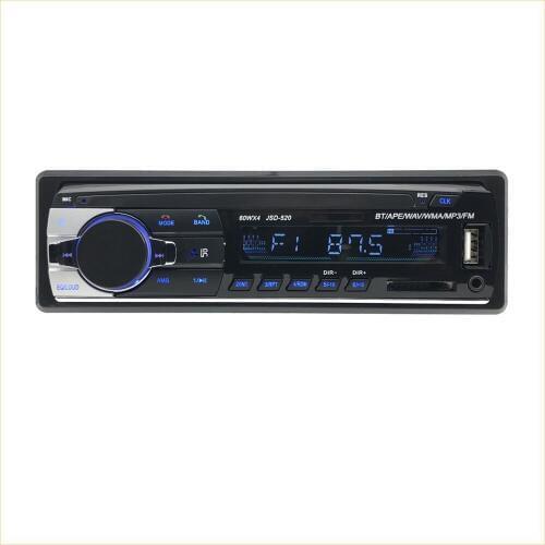 HACTIVOL Bluetooth Autoradio Car Stereo Radio FM Aux Input Receiver SD USB BW5214 12V In-dash 1 din Car MP3 Multimedia Player
