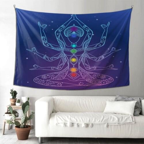Buddha Cheap Mandela Wall Hanging Tapestry Wall Cloth Tapestries Rug Home Decor Free Decoration Accessories 95x73cm