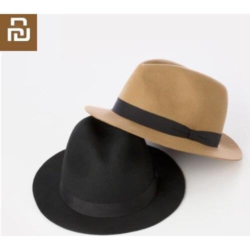 Original men women Wool felt jazz hat British top hat jazz dance hat Autumn and winter casual fashion cap