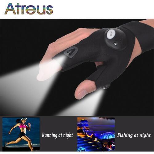 Atreus Glove LED Flashlight Nighttime Repair Rescue Tool For Renault Megane 2 Captur Mitsubishi ASX Jeep Wrangler Peugeot 207