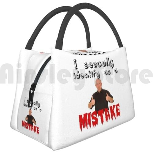 Portable Insulation Bag I Sexually Identify As A Mistake Meme Dank Meme Callmecarson Quackity Funny Cscoop
