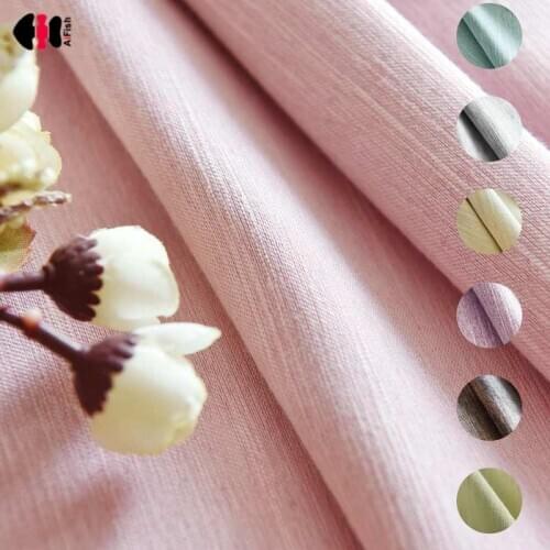 Pink Linen Curtains for Living Room Durable Thick Bamboo Joint Cotton Fabric 70-90% Blackout Patio Door Anti Rust Sliding Door