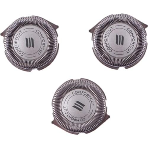 3 Pcs Blade for Shaving Head Replacement Razor Head for SH30/50 Cutter Head Accessories S5000 S5079,Silver