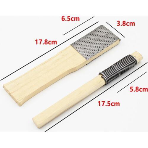 C016 Round And Flat 2pcs In One Set Electric Bicycle And Motorcycle Tire Wood Rasp Tire Repair Tools Wood File Metal Rasp Coarse