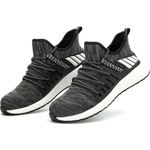 2021 New Arrivel High Quality Lightweigt heakers Breathable Shoes Safety Work Shoes Construction Men Outdoor Steel Toe Cap Shoes