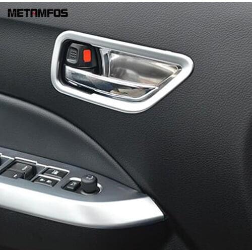 Car Accessories For Suzuki Vitara Escudo 2015 2016 2017 2018 ABS Matte Interior Door Handle Bowl Cap Cover Moulding Trim Sticker