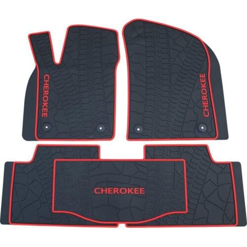 Car Rubber Mats Floor Mats Feet Pads Rugs For Jeep Grand Cherokee 2006 2007 2008 2009 2010 2011 2012 -2017 Left Hand Drive