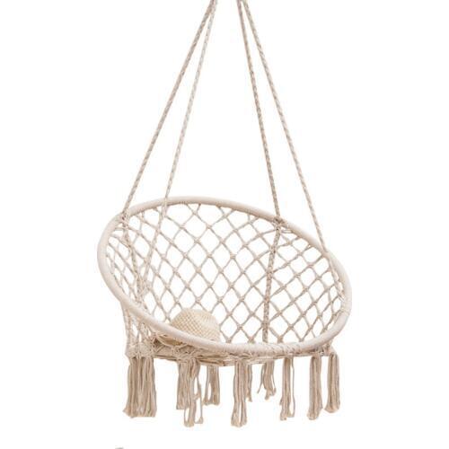 Baby Tree Swing Chair Rope Ladder Garden Toys Round Nest Hanging Adult Swing Seat Large Capacity Indoor Swing For Kids DQQ0011