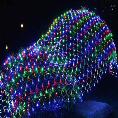 LED Net Light 3*2M 6*4M LED Mesh Fairy String Light Christmas EU 220V Party Wedding New Year Garland Outdoor Garden Decoration