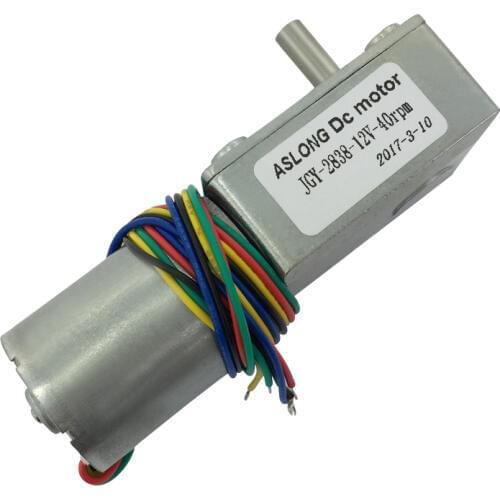 JGY-2838 DC Turbine Brushless Reducer Motor Micro Mini Brushless Motor 12V 24V 2RPM-160RPM
