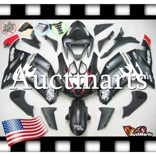 For Kawasaki Ninja ZX6R 2007 2008 07 08 Injection Plastic Fairing Kit (P/N:3i10)