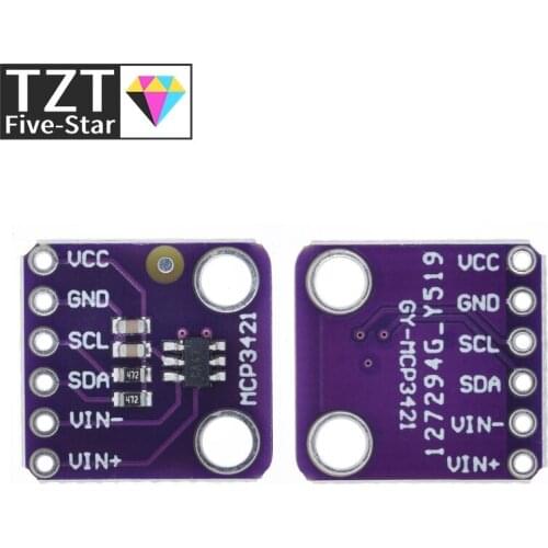 MCP3421 I2C SOT23-6 delta-sigma ADC Evaluation Module Board For PICkit Serial Analyzer Module GY-MCP3421