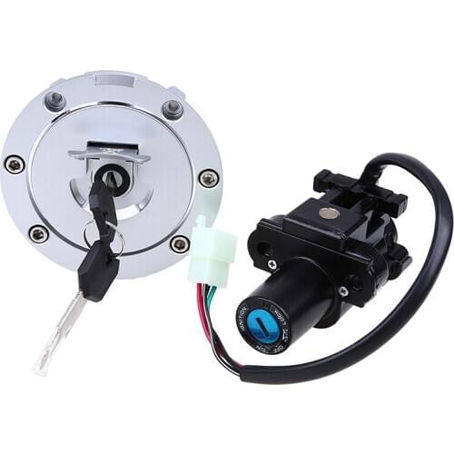 Metal Motorcycle Ignition Fuel Gas Cap Lock Key Fit For Honda CBR600RR 2003-2014 CBR600 1991-1998 Cafe Racer Lock Keys Set Bike