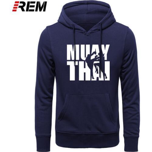 REM Hoodies NEW Fashion Muay Thai Thailand Boxer For Man Geek Homme Awesome Train Plus Size Hoodies, Sweatshirts